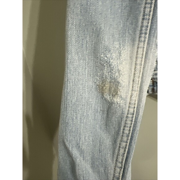 Abercrombie & Fitch Distressed Jean Jacket Size Small Womens Long Sleeve - Picture 6 of 8